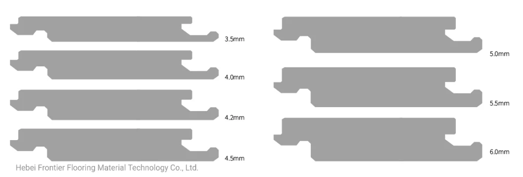 2023 Wearproof Non-Slip Direct Waterproof Vinyl Flooring Anti-Scratch Painted Groove Laminate Floor PVC/WPC/Lvp/Lvt/Espc/Spc Flooring